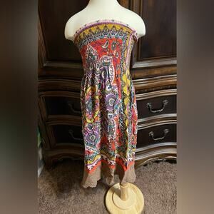 Flying Tomato strapless dress size small